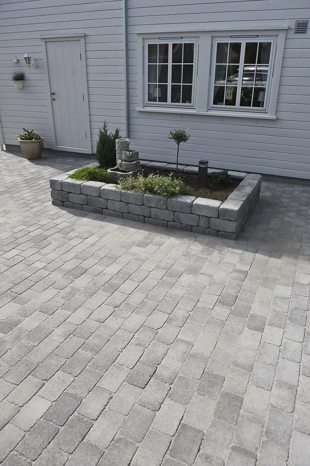 Belegningsstein Rådhus 1/2 gråmix XL 10,5x14x6 cm null - null - 2 - Miniatyr