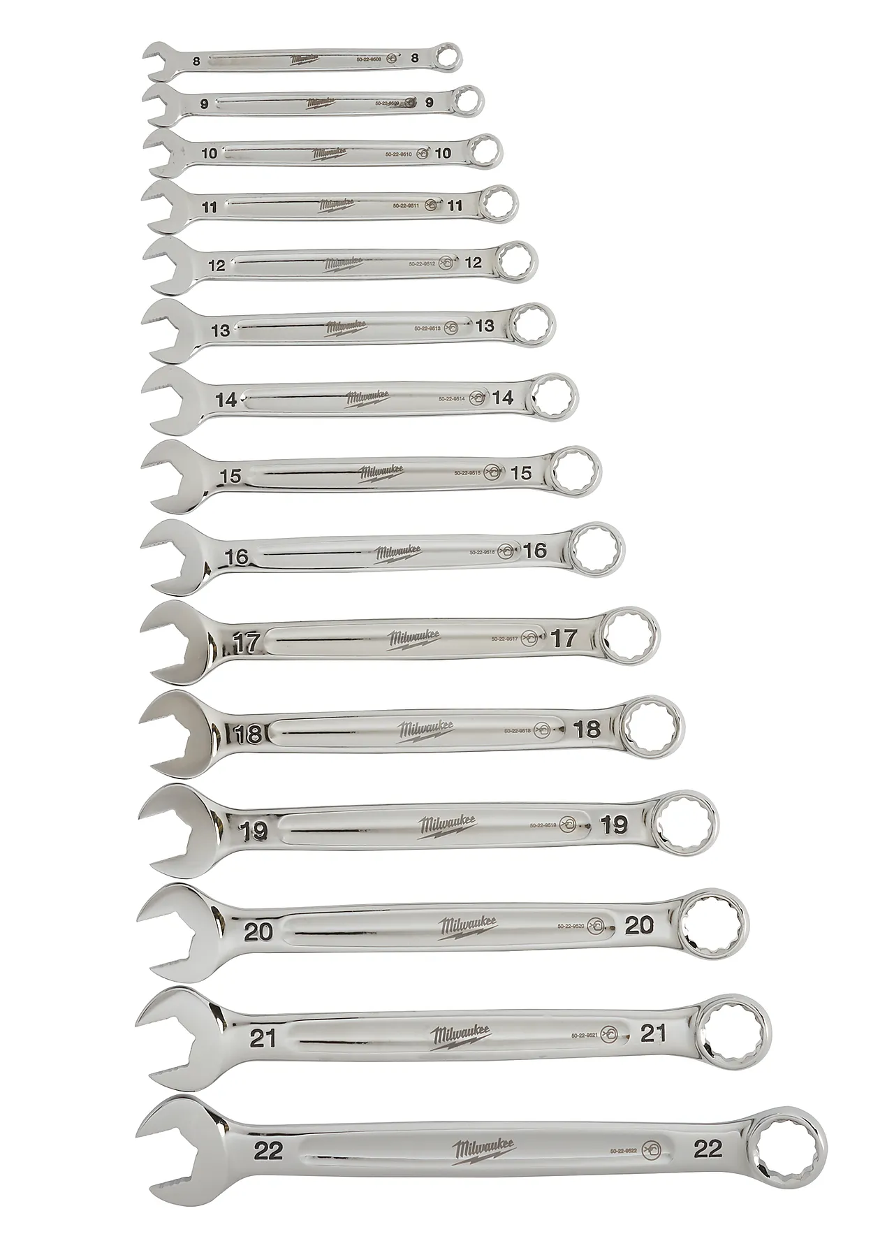 Fastnøkkelsett 15 del mm milw Fastnøkkelsett 15 del mm milw