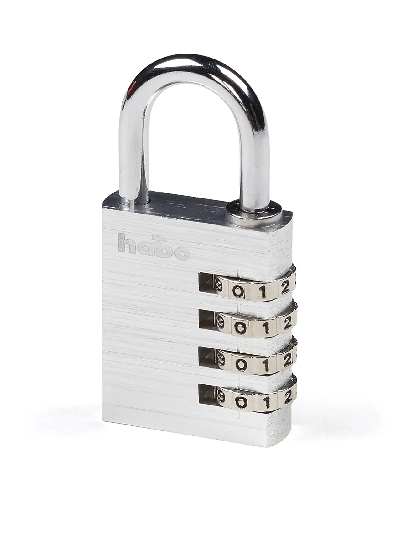 Habo hengelås 203-40 m/ kode sølv