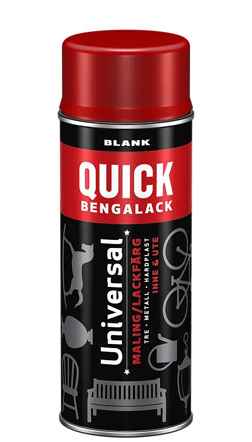 Bengalack spray signalrød blank 400 ml