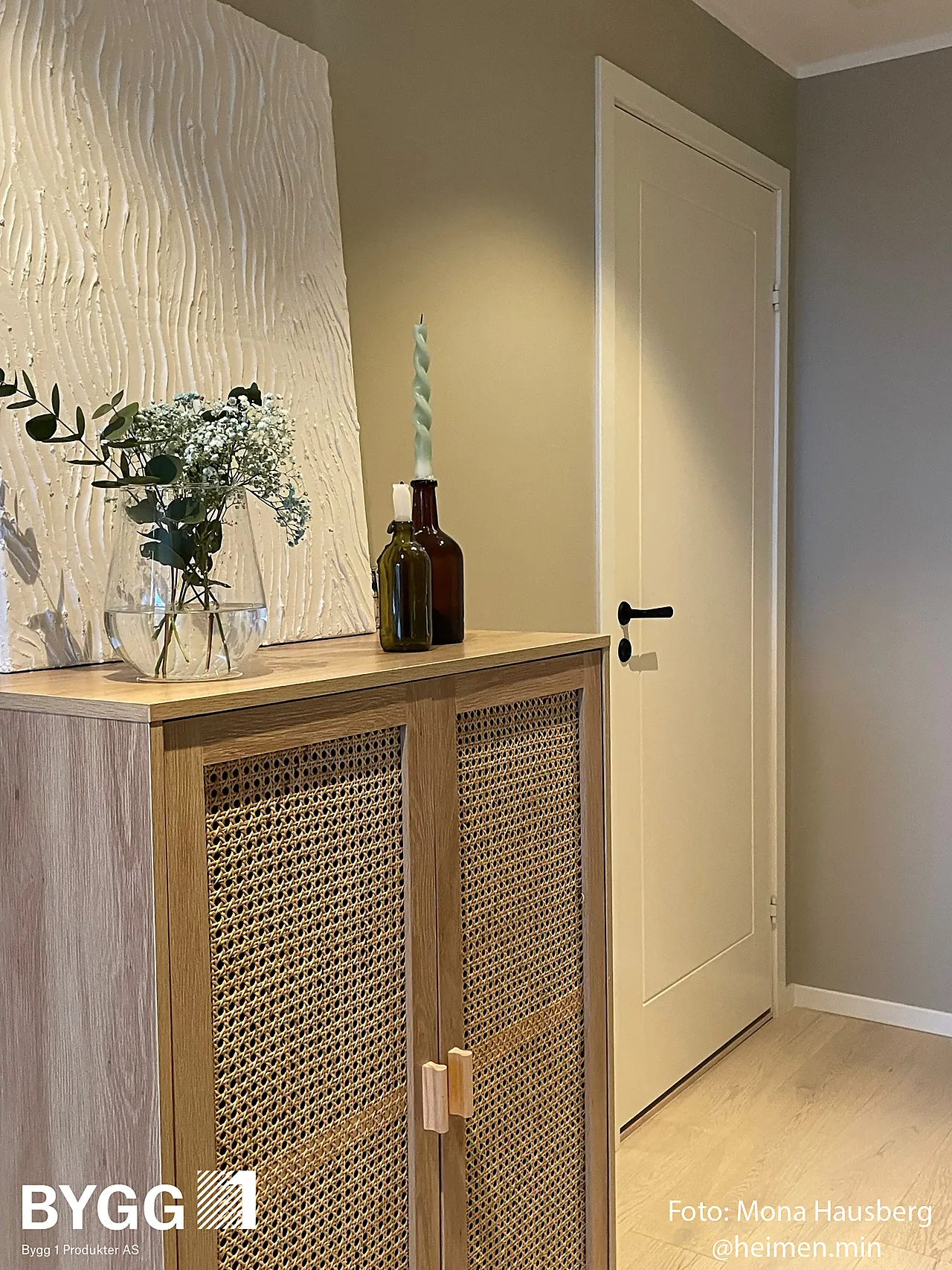 Innerdør Magnus Kompakt hvit 70x190 cm