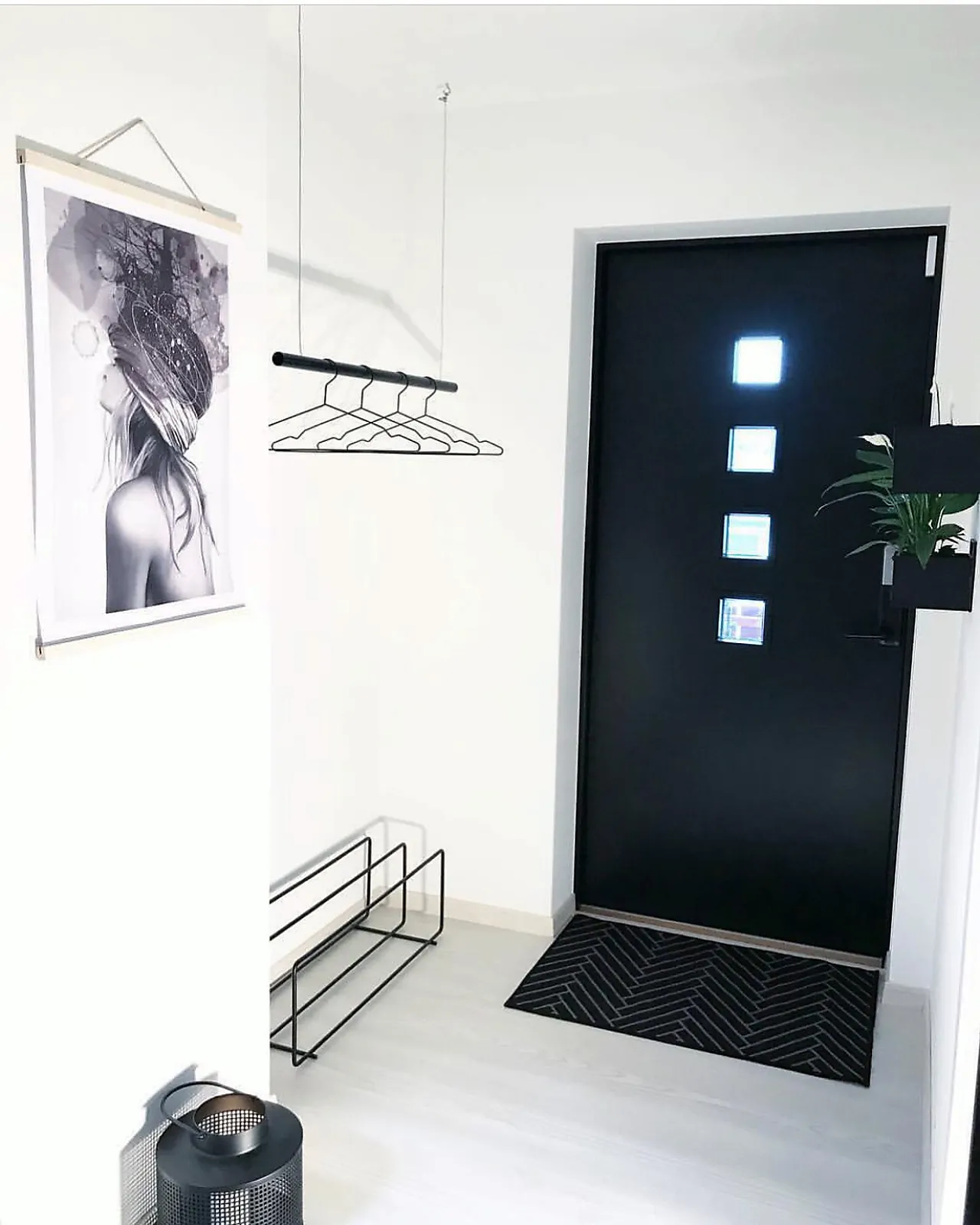 Ytterdør Larvik med glass hvit høyre 90x200 cm null - 90x200 cm - 2 - Miniatyr