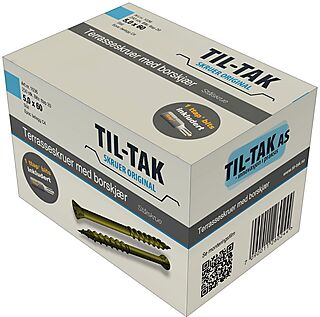 Til-Tak Til-Tak Terrasseskrue 250 Stk