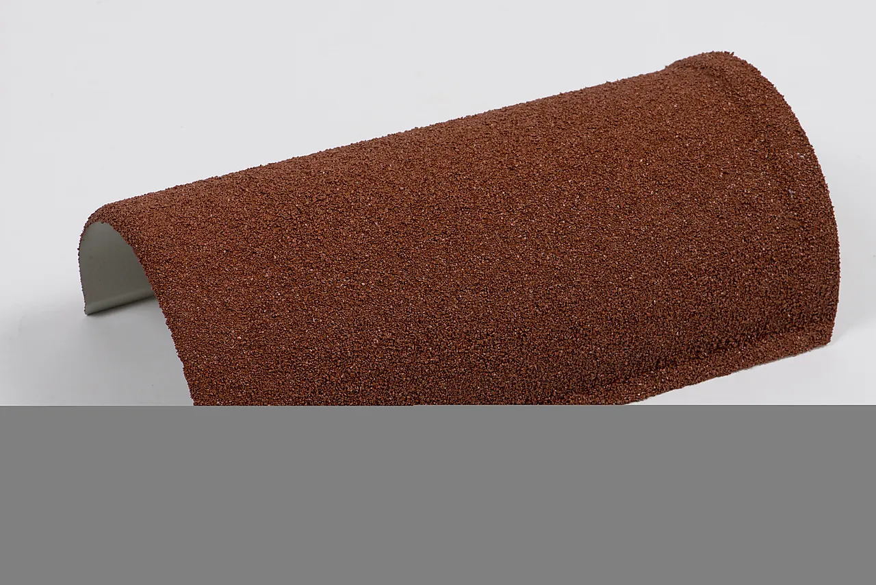 Mønekappe powertekk teglrød isola dekkende mål 375mm Mønekappe powertekk teglrød isola dekkende mål 375mm