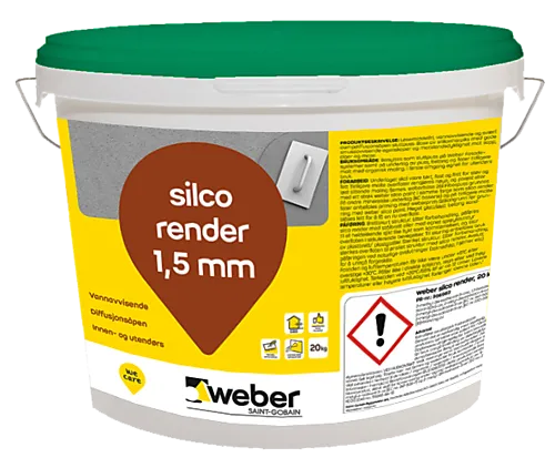 Puss silco render 1,5mm fg 20kg at