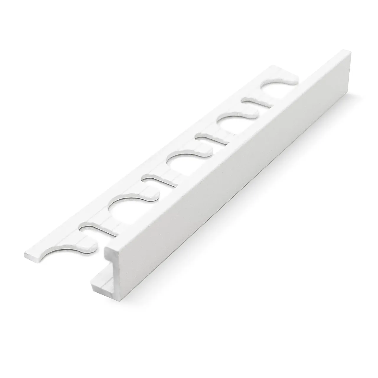 Karmlist stone white aluminium 2700x8 mm Karmlist stone white aluminium 2700x8 mm