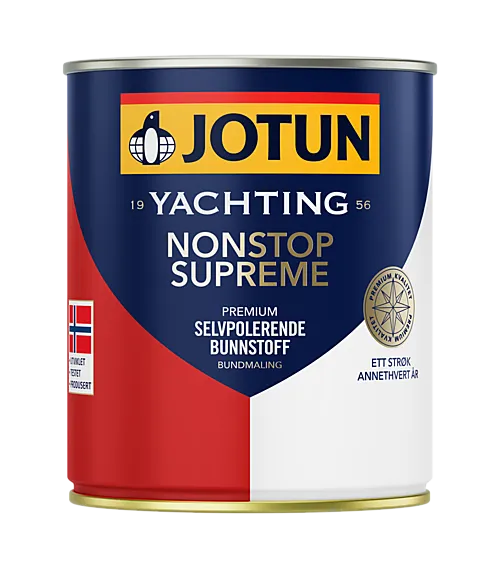 Nonstop Supreme bunnstoff svart 0,75 liter
