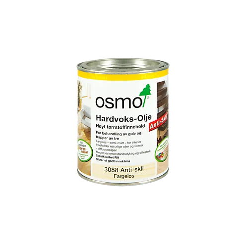 Hardvoksolje 3088 0,75l a skli r9 1l dekker ca 24m2 1 strøk
