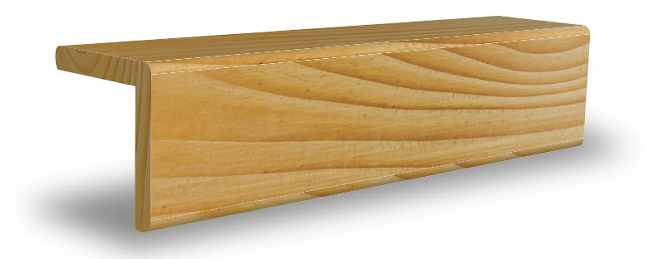 Vinkellist 27x27x2700 mm ubehandlet furu null - null - 2 - Miniatyr