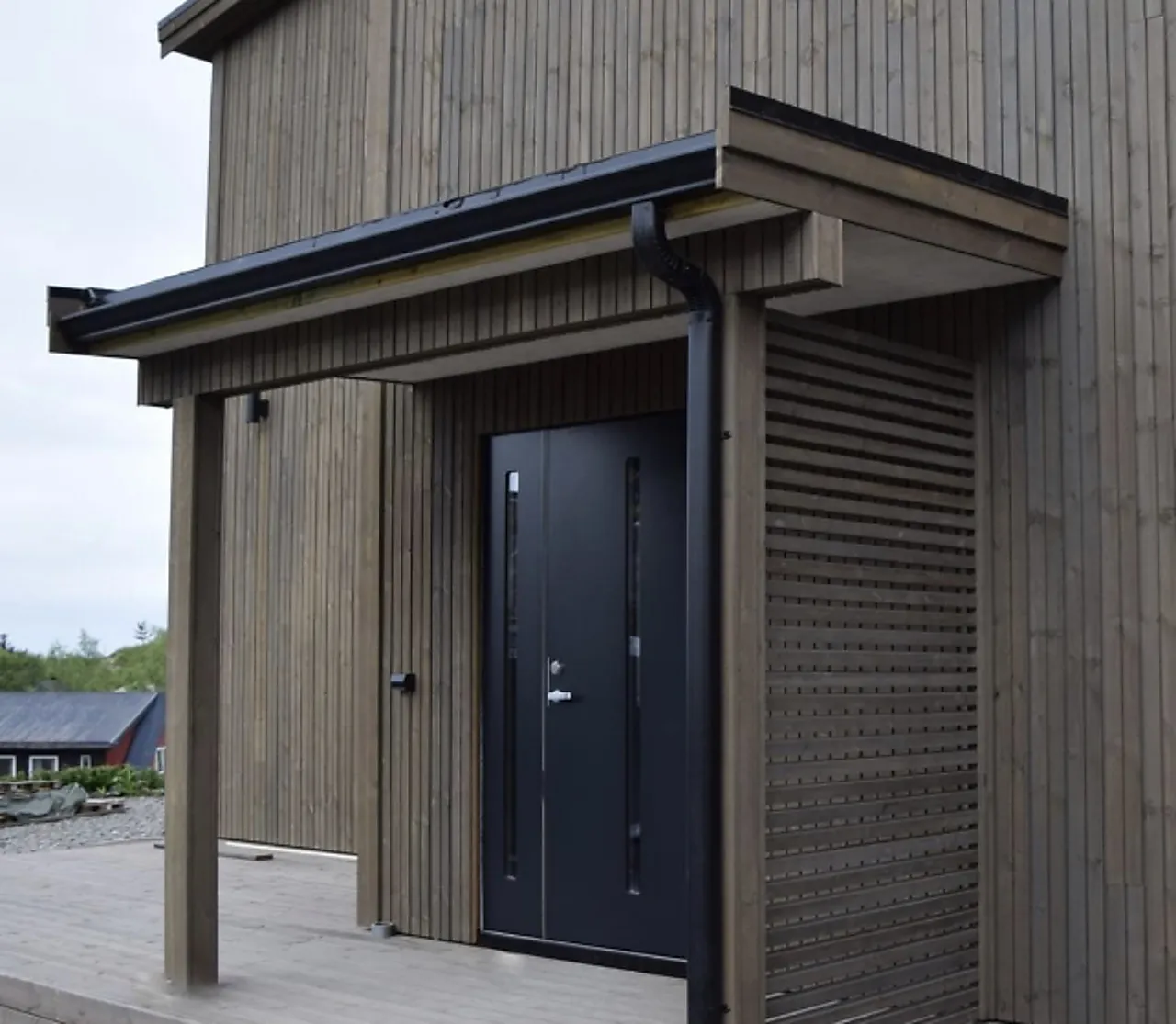 Ytterdør Forus 05 hvit høyre 90x200 cm Ytterdør Forus 05 hvit høyre 90x200 cm