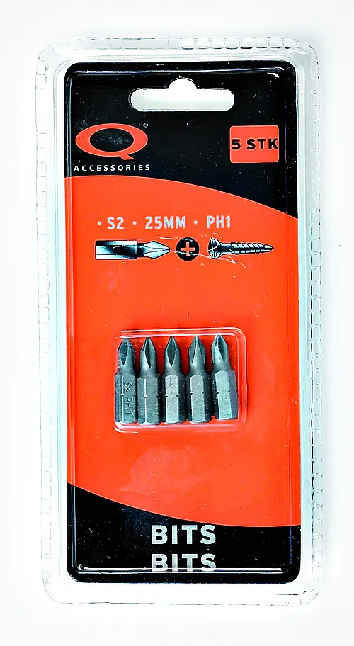 Q tools bits Torx T15 25 mm 5 stk