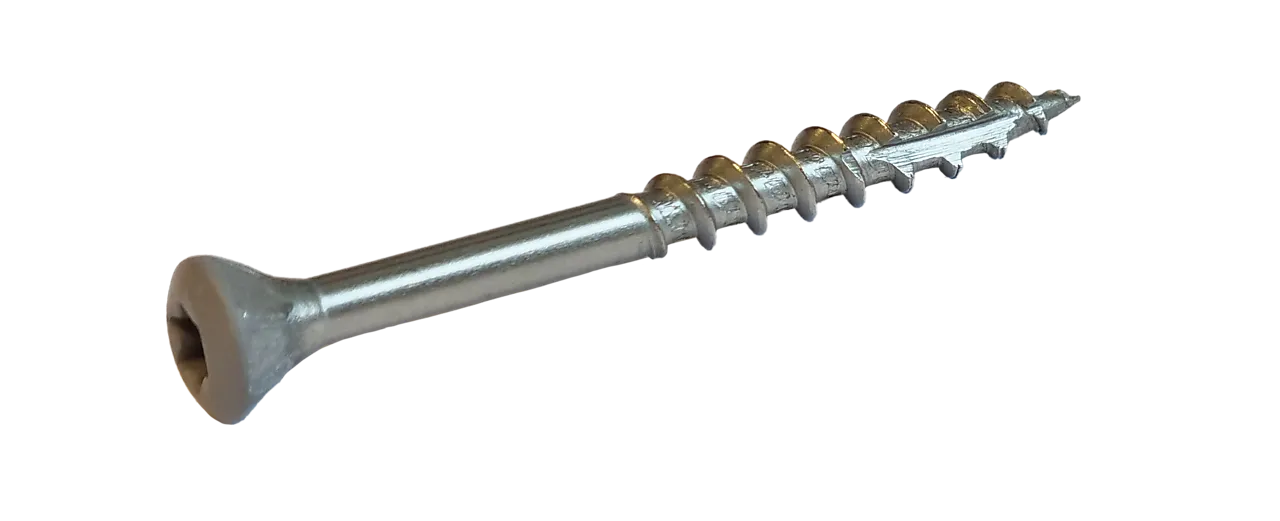 Fasadeskrue A4 T20 grå 4,5x48 mm 250 stk