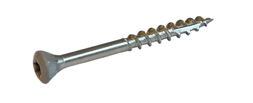 Fasadeskrue A4 T20 grå 4,5x48 mm 250 stk