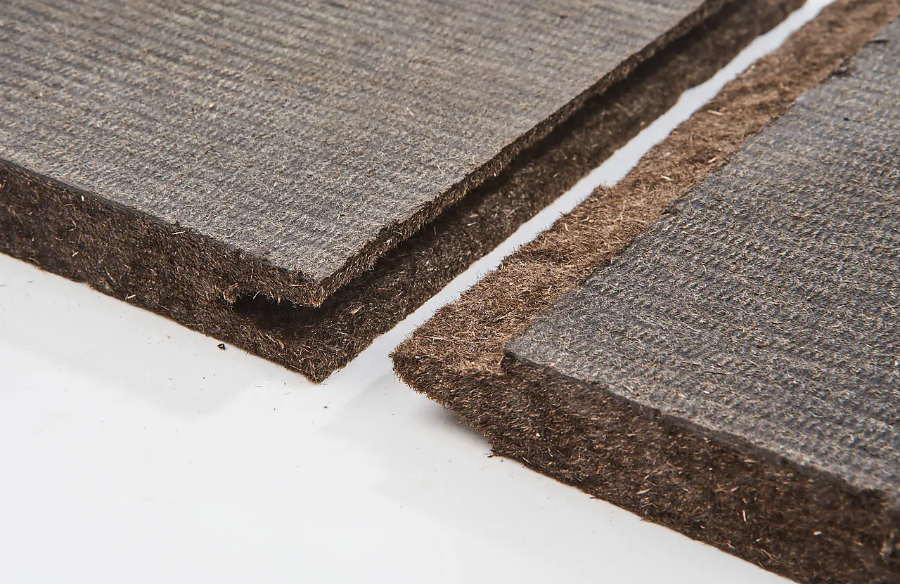 Trefiberplate Stubbeloft m/løs fjær 12x540x1200 mm null - null - 2 - Miniatyr