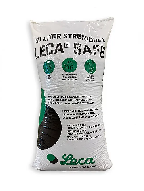 Leca safe vinterstrø 50 liter