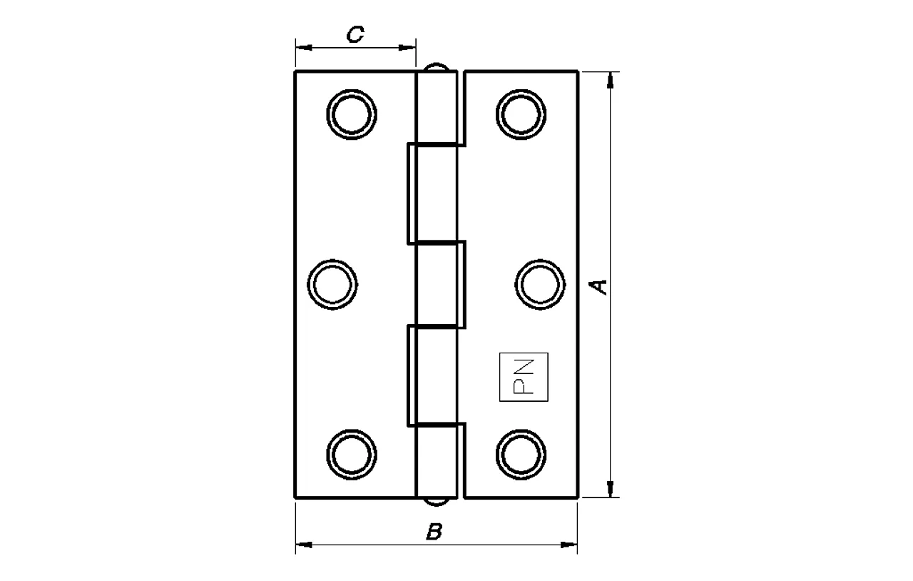 Kanthengsel pregalvanisert 89 mm null - null - 2 - Miniatyr