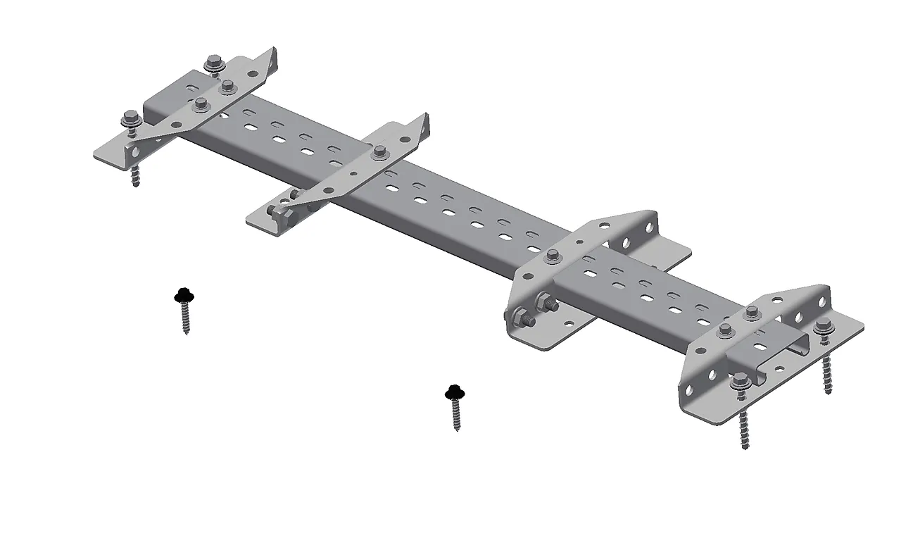 Innfestingspakke TLS papp/65 sort papp/shingel 65 cm skinne Innfestingspakke TLS papp/65 sort papp/shingel 65 cm skinne