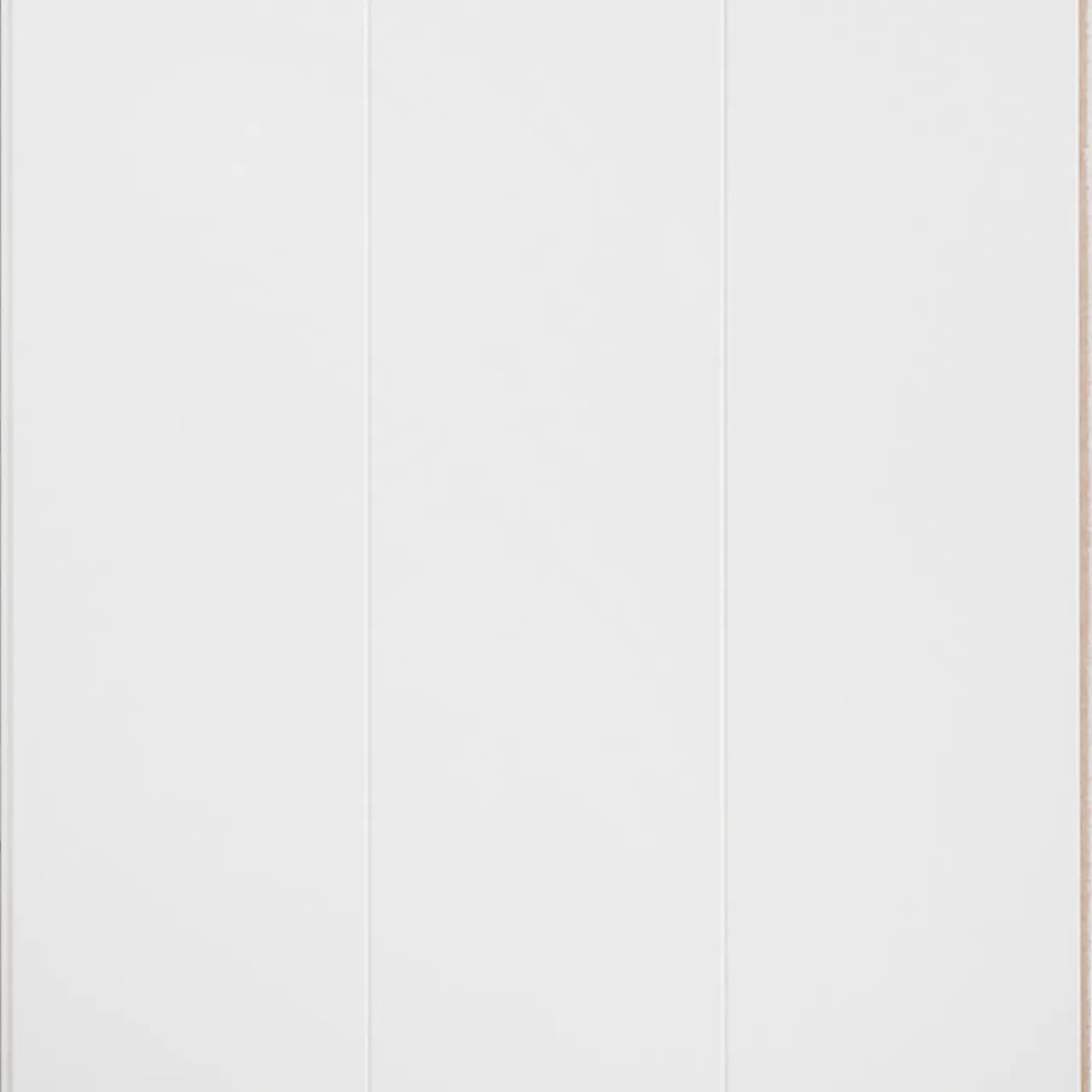 Veggplate i trefiber 3-bord hvit 11x620x2390 mm null - null - 3 - Miniatyr