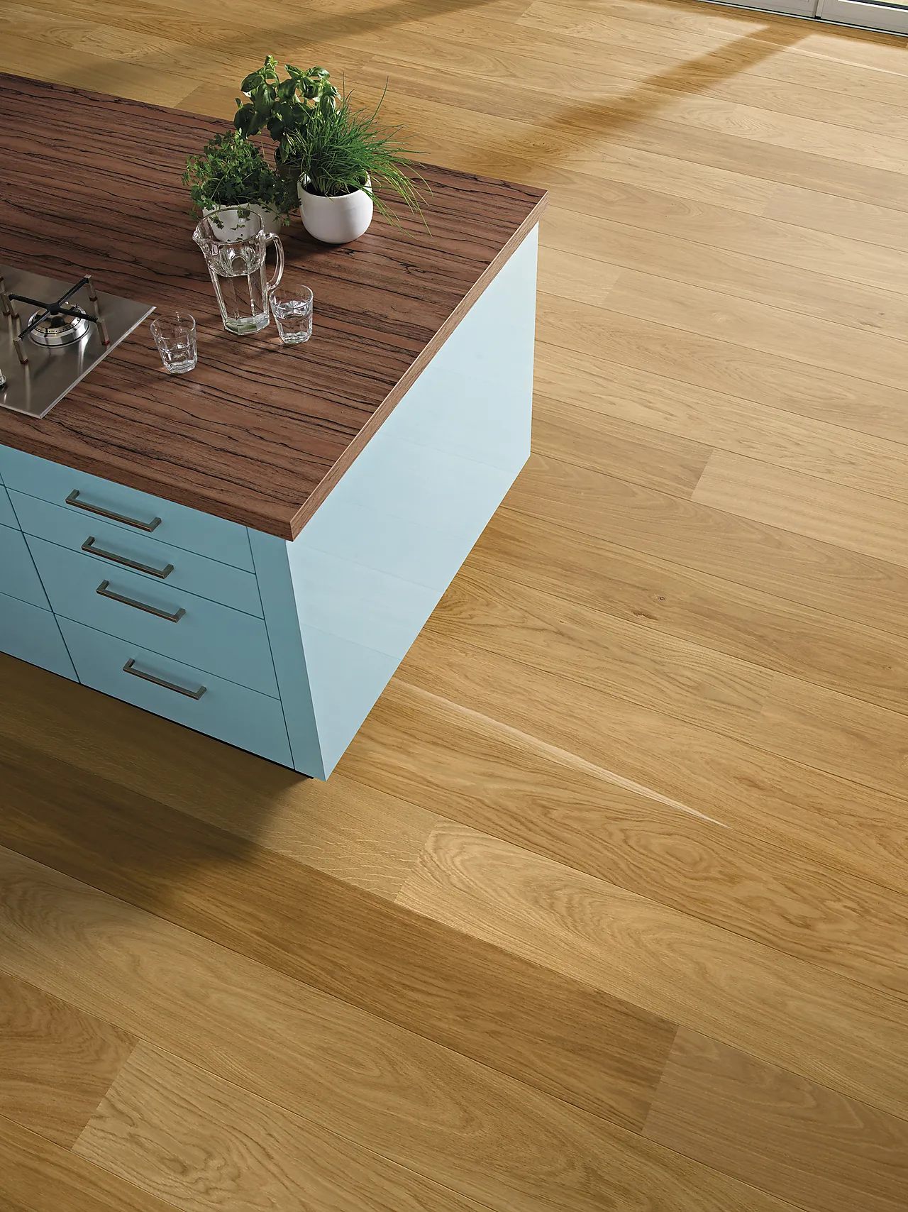 Boen parkett Eik Andante Plank Matt Lakk børstet