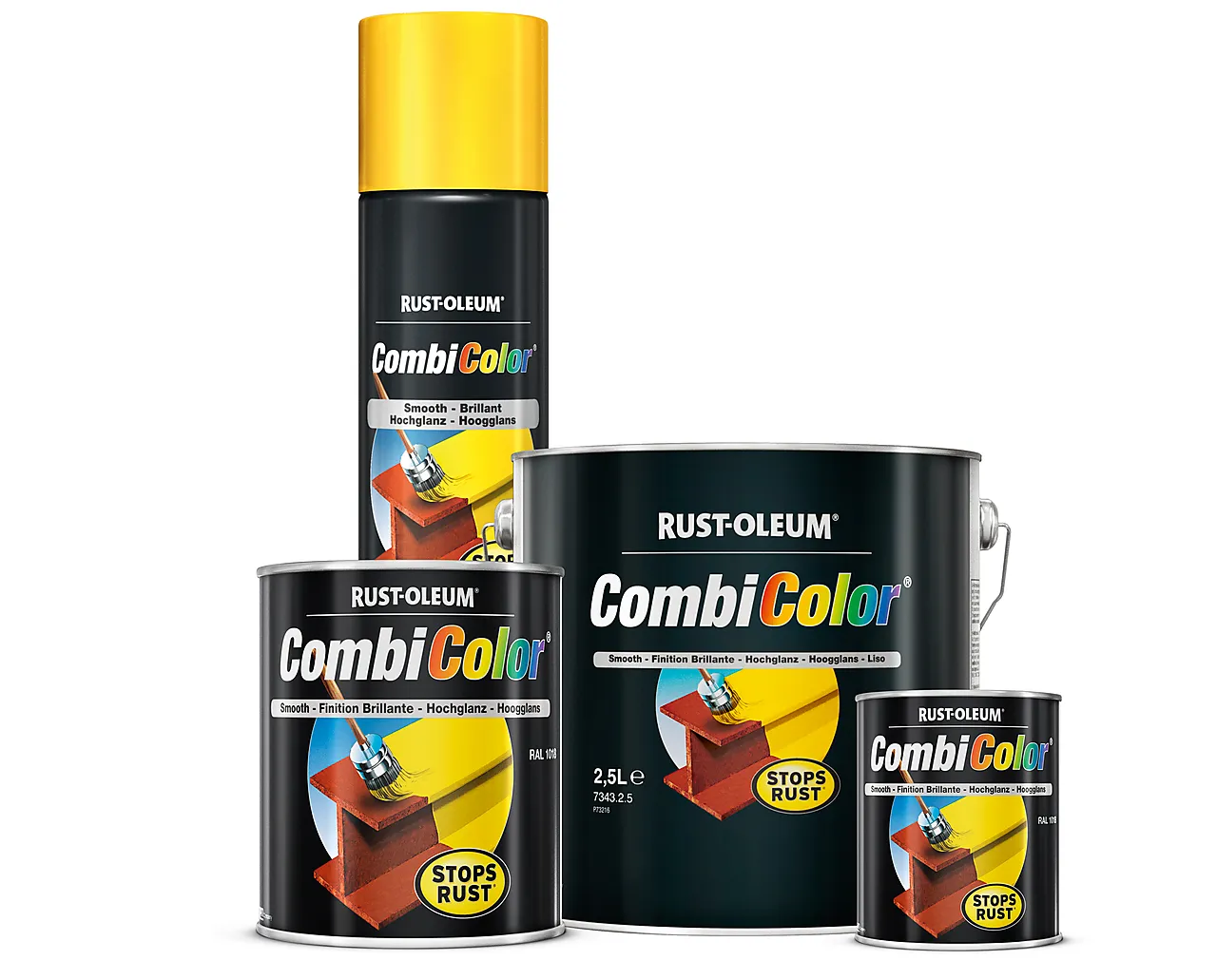 Combicolor moss green maling 750 ml rustbesk metallmaling ral 6005