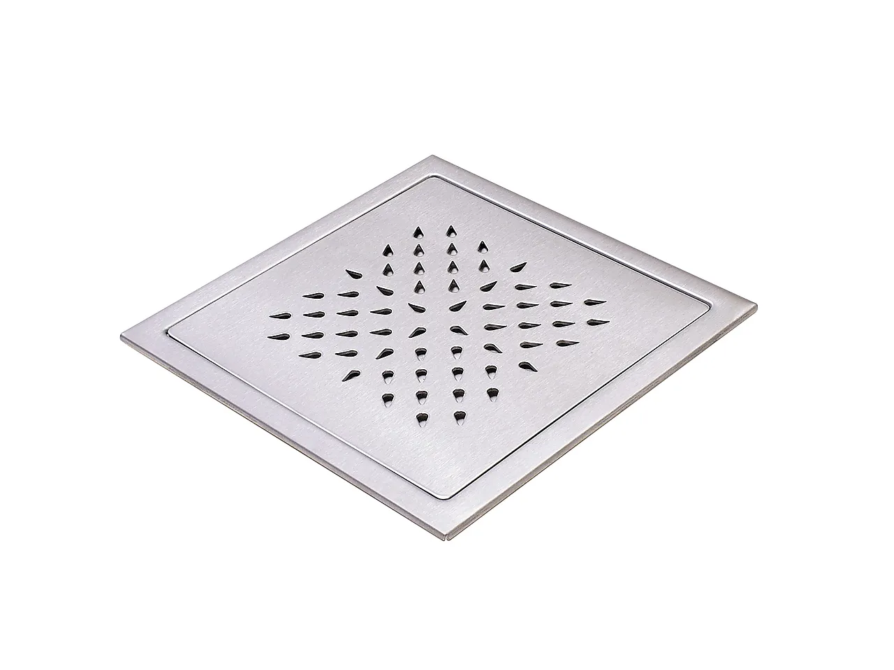 Slukrist design n°12 20x20cm askøy i børstet stål