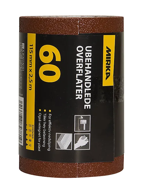 Sliperull for ubehandlede overflater K60