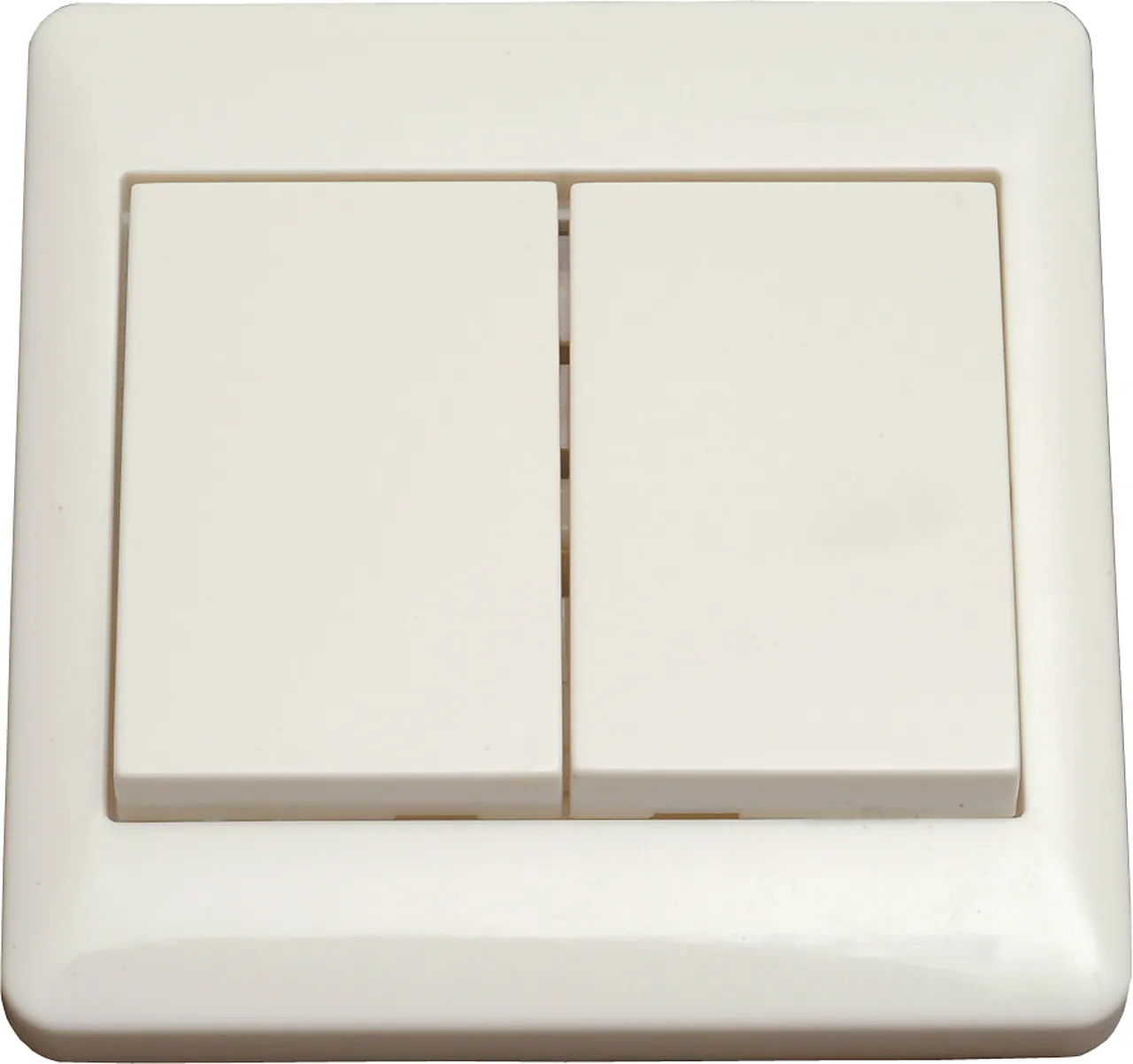 Strømbryter kronvender innfelt polarnor hvit