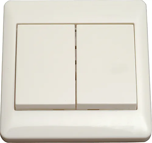 Strømbryter kronvender innfelt polarnor hvit