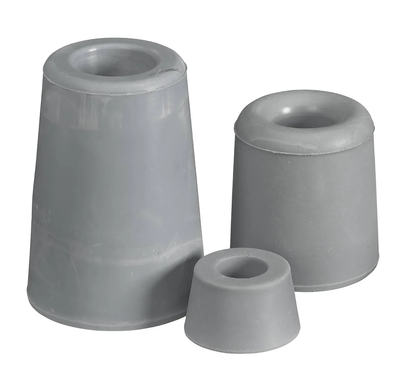 Dørstopper gummi grå 8x16mm