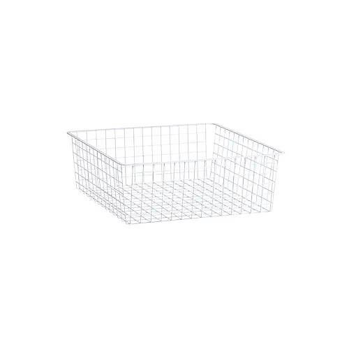 Trådkurv for uttrekksramme 60x40x18 cm hvit