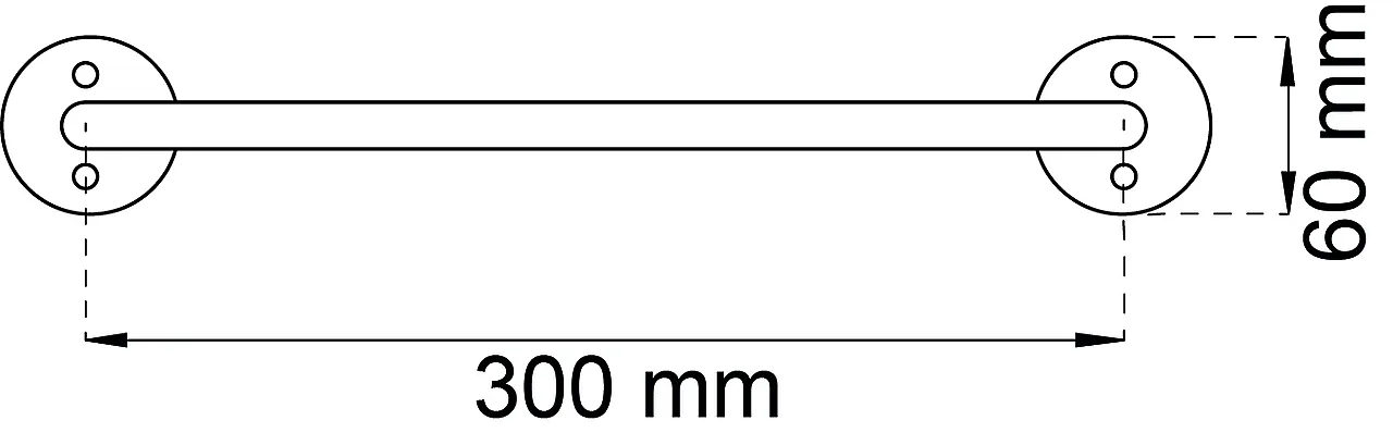 Badekarhåndtak 3407-300 rf sb null - null - 2 - Miniatyr