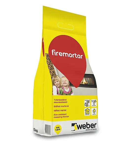 Weber firemortar 5kg ildfast mørtel