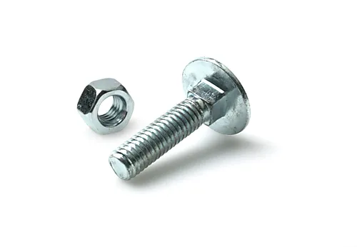 Låseskrue m/mut elf m8x35 a100 din603/din555 4.6 ann