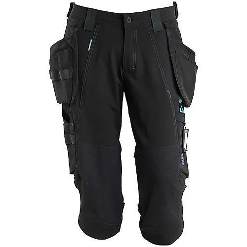 Piratbukse 17049 svart c50 avtakbare hengelommer, stretch