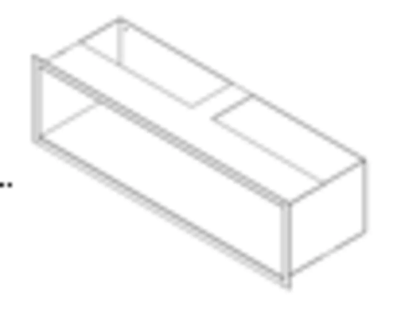 Ventilrist åpne 600150 hvit