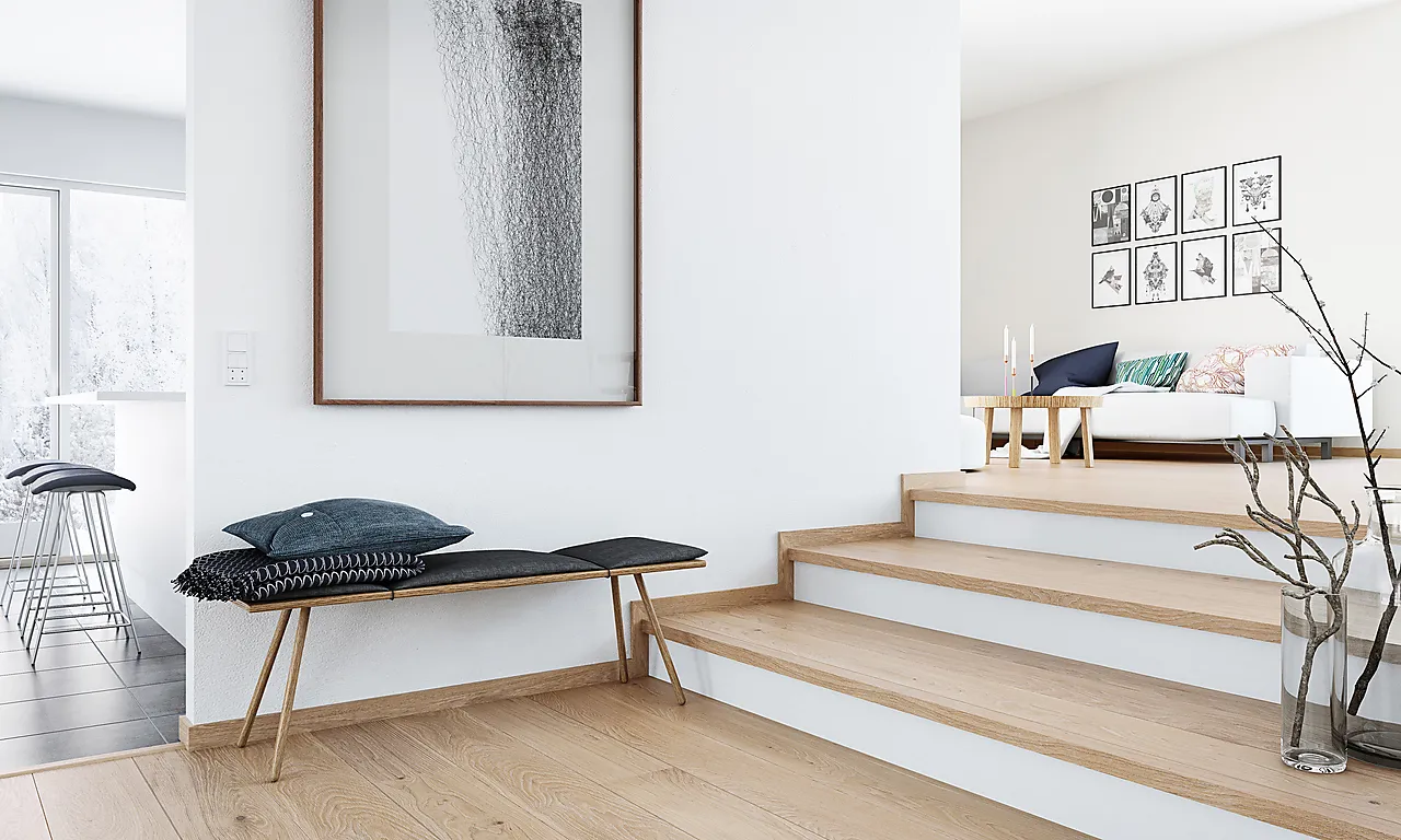 Gulvlist eik coral live natural olje 14x58x2180 mm null - null - 2 - Miniatyr