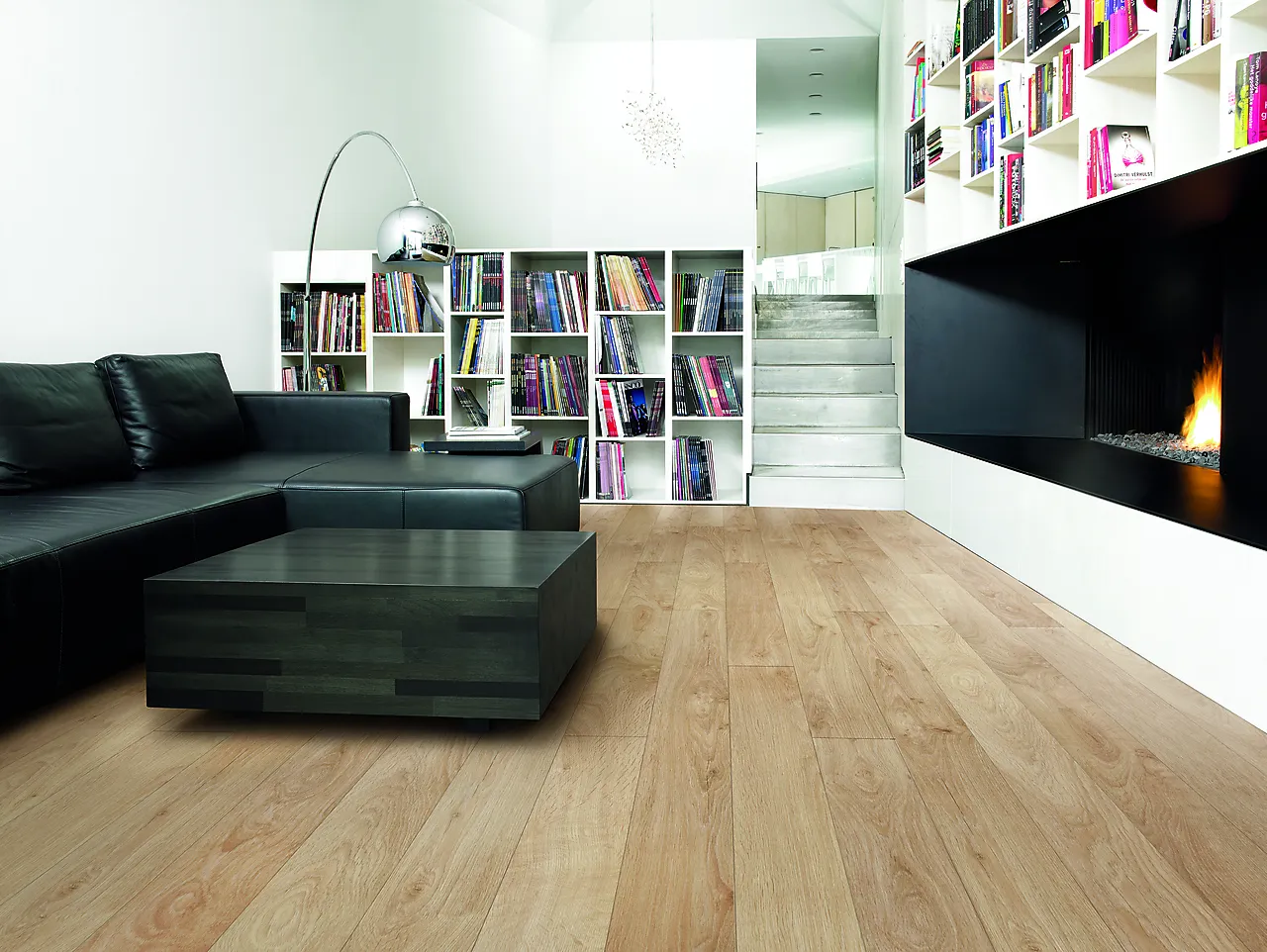 Laminatgulv 1-stav glorious xl jazz light natur 9 mm