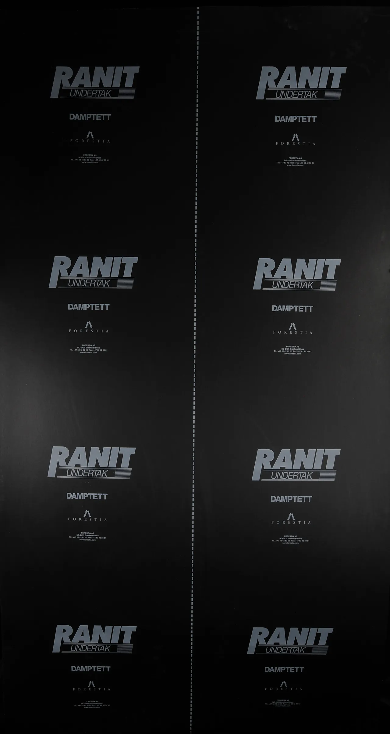 Undertakplate 2x1300x2500 mm vanntett svart PE belegg null - null - 2 - Miniatyr