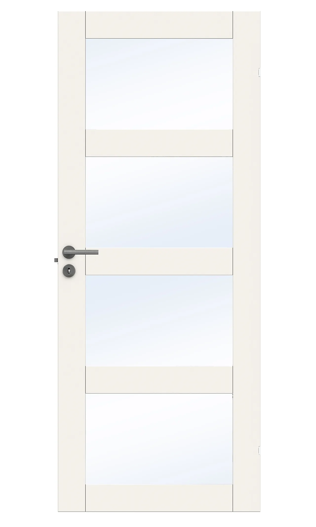 Dørbl unique gw04l 8x20 hvit glassdør 4mm herdet glass Dørbl unique gw04l 8x20 hvit glassdør 4mm herdet glass