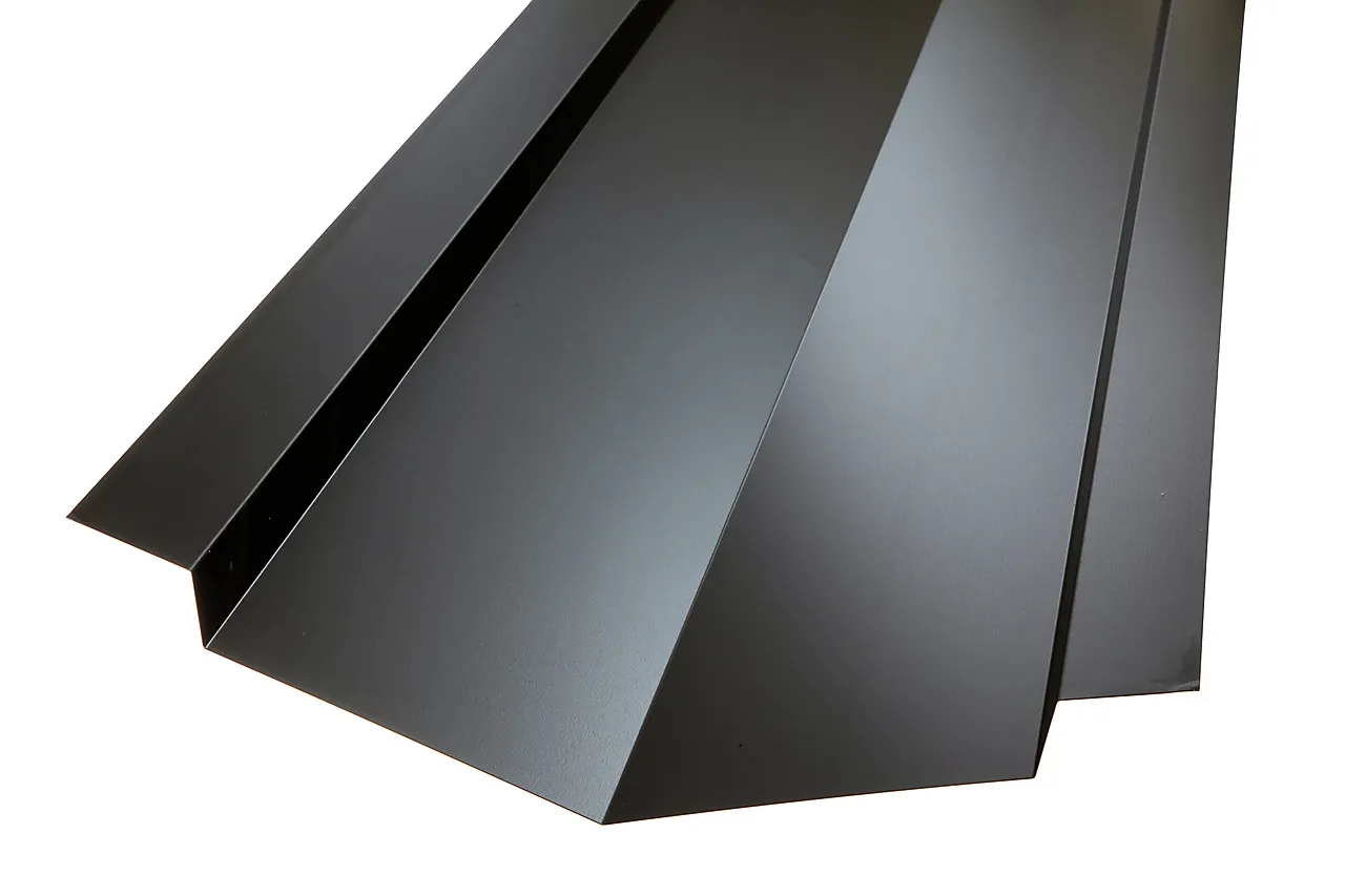 Vinkelrenne hardcoat sort stål 2 meter Vinkelrenne hardcoat sort stål 2 meter