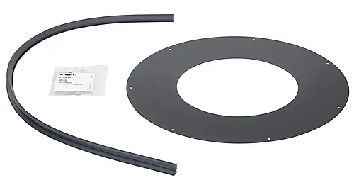 Dekkplate helisolert 16-25gr svart