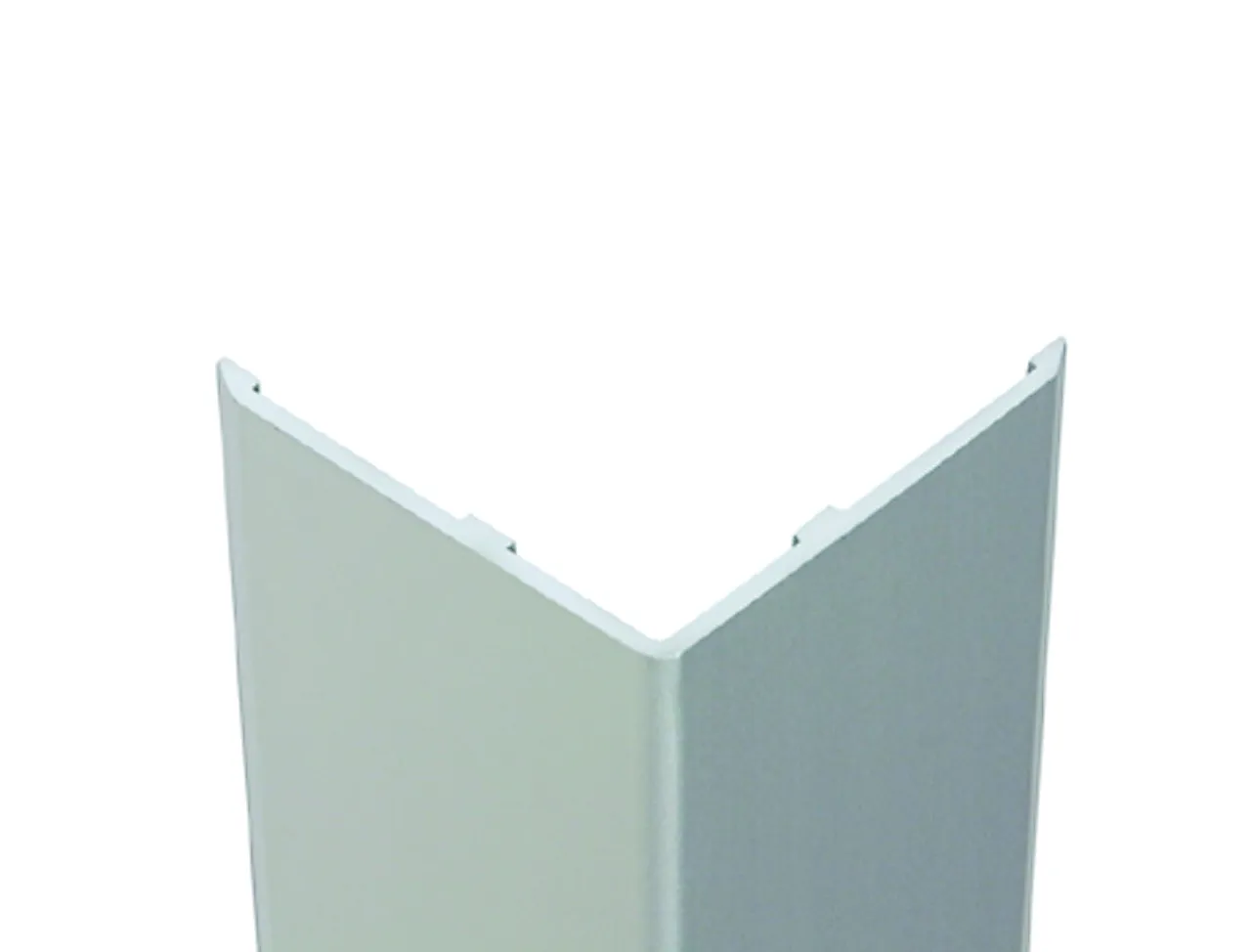 Sølv aluminium eloskert hjørnelist