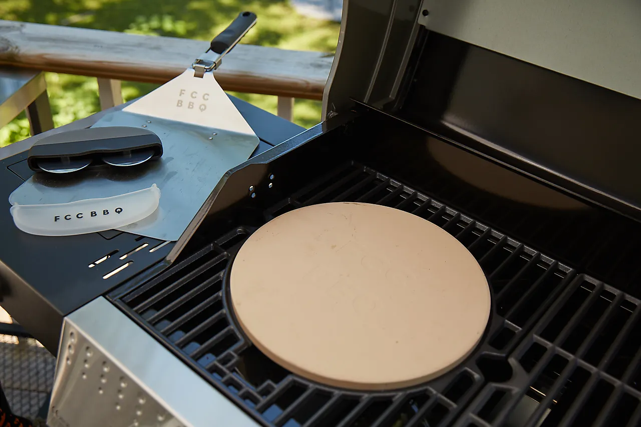 Pizzasett til grill 3 deler null - null - 3 - Miniatyr