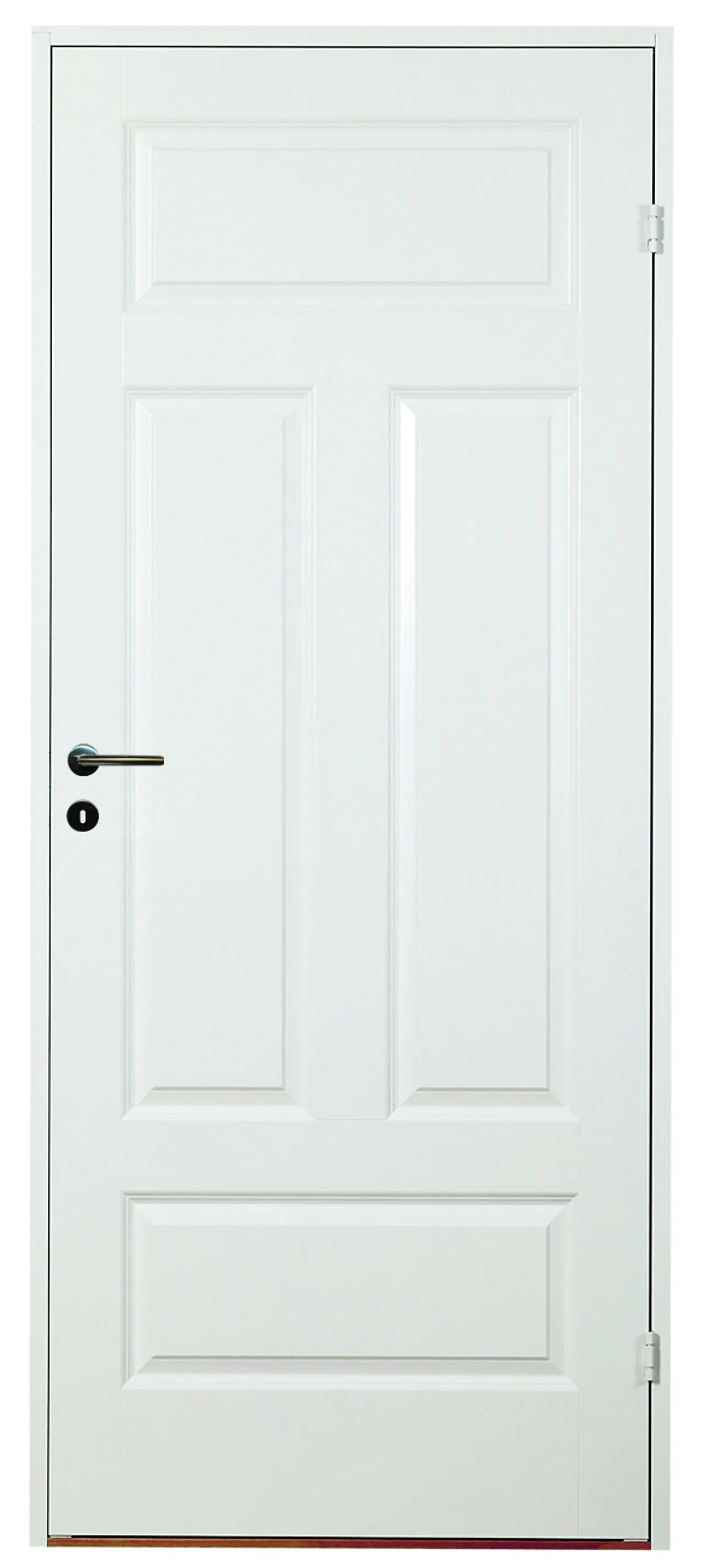 Dør id odin 90x210 dørblad formpresset hvit