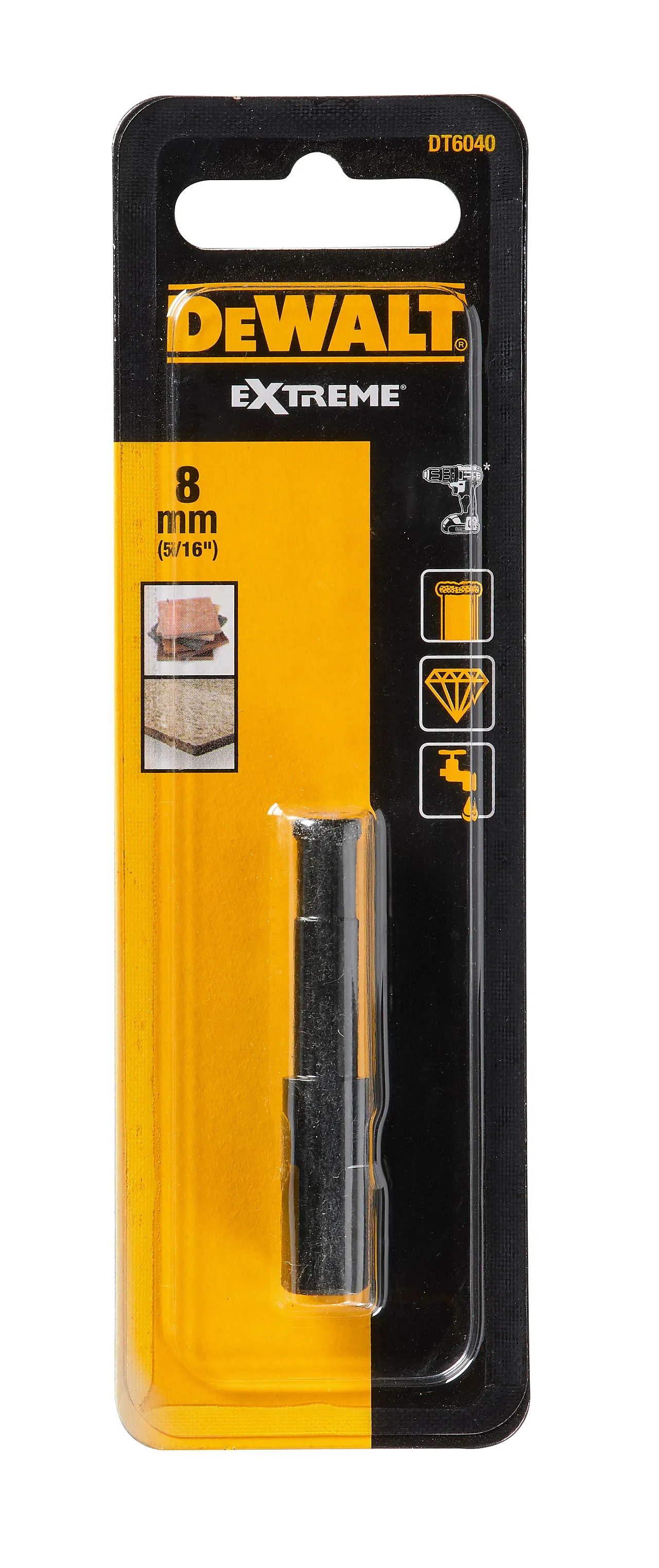 Bor fliser diamant 8mm dt6040 Bor fliser diamant 8mm dt6040