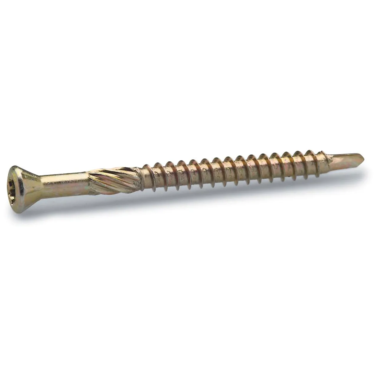 Treskrue til gulv/list 3,2 x 50 mm gul 250 stk Treskrue til gulv/list 3,2 x 50 mm gul 250 stk