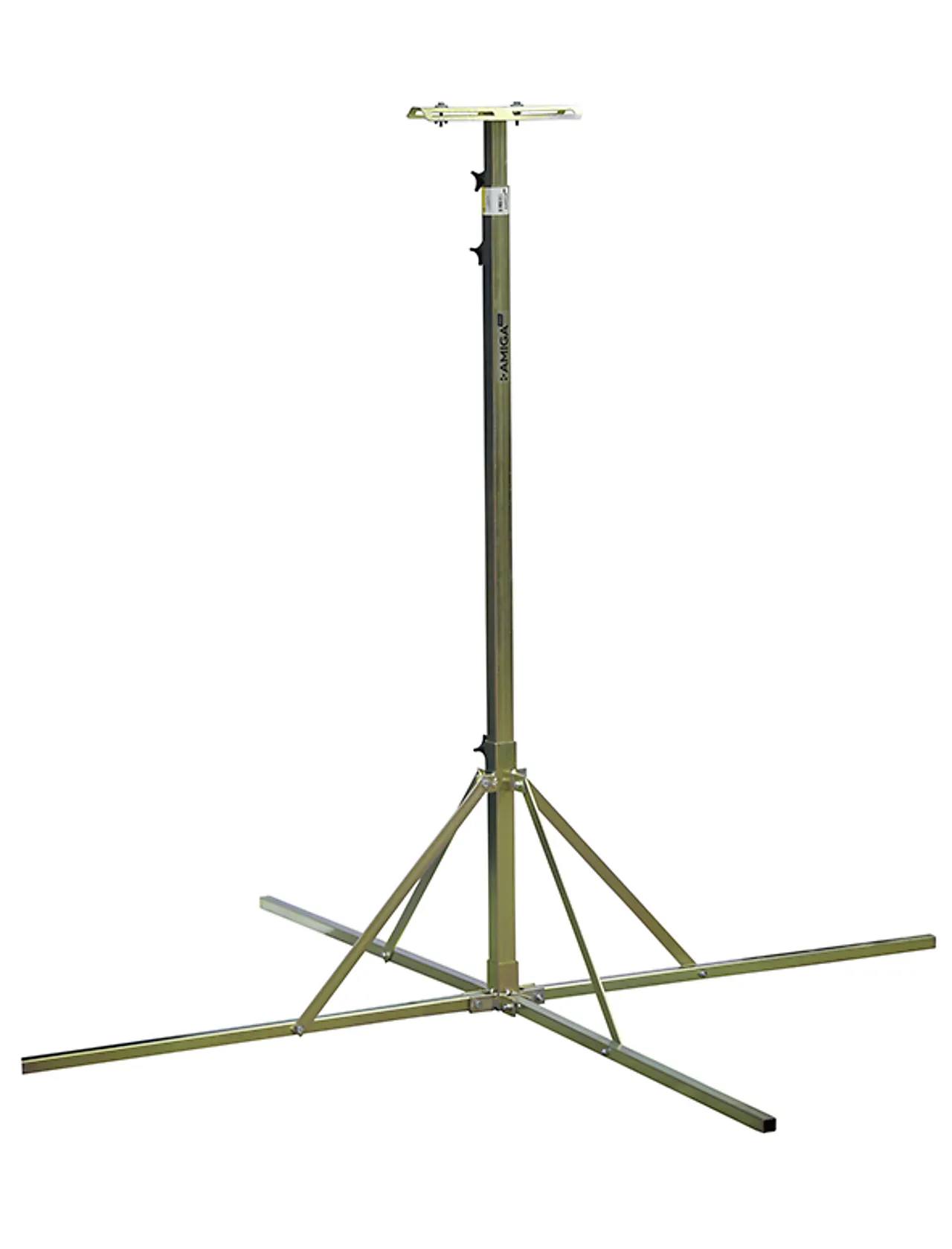 Stativ for lyskaster med festeplate galvanisert Stativ for lyskaster med festeplate galvanisert