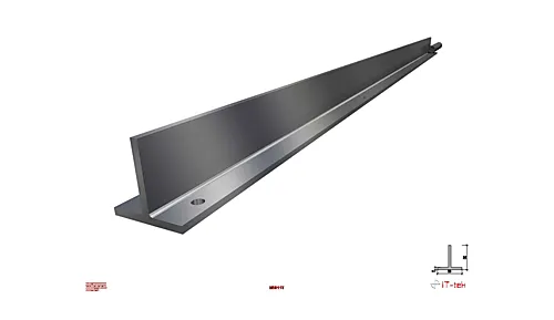 Mellomstolpe T50 L:2000 Mm For Gjerdehøyde 1000 Mm