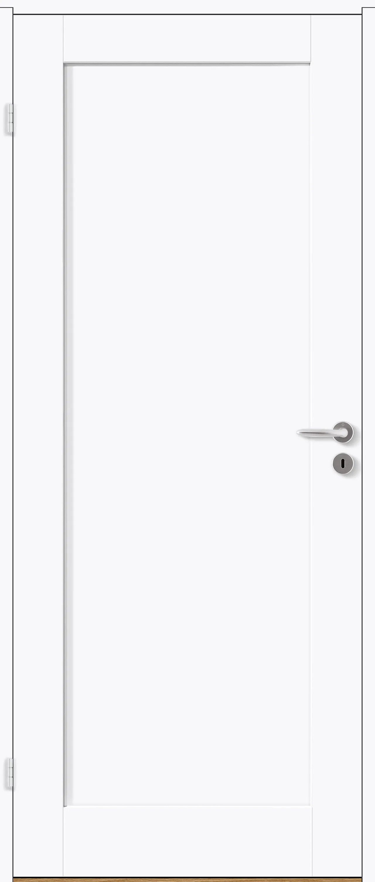 Innerdør Stil 1 klassisk hvit 70x190 cm