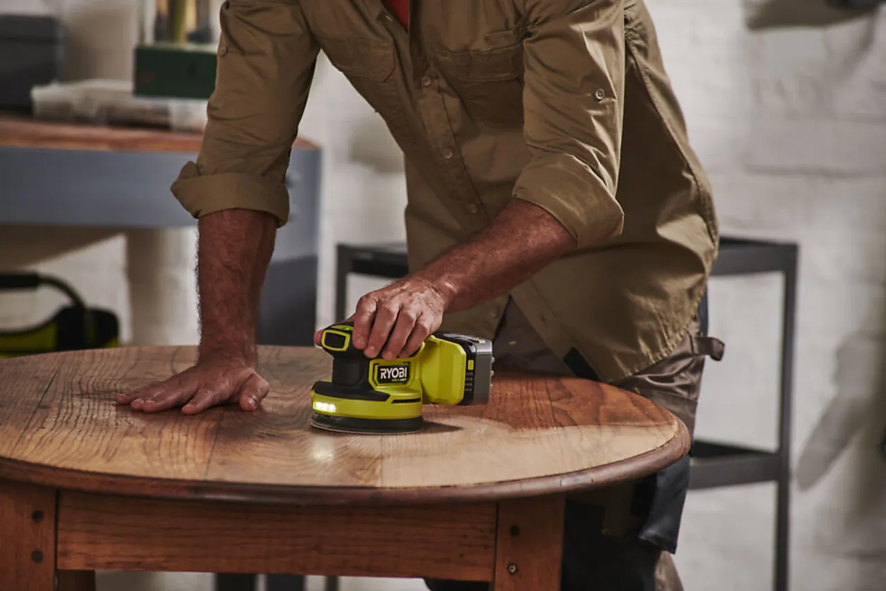 Ryobi eksentersliper RROS18C-0 18V 125 mm null - null - 3 - Miniatyr